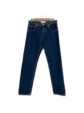 Loewe Jeans L Blue Full Length Button 48